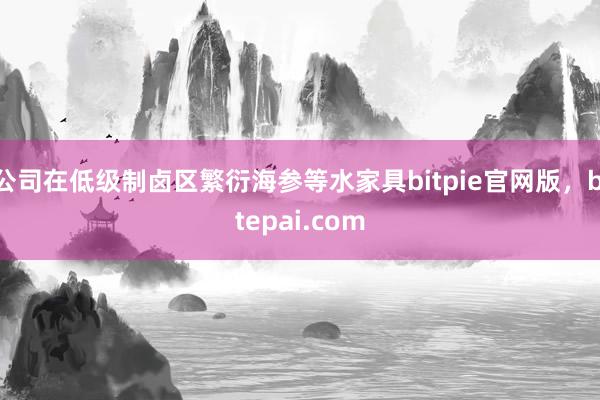 公司在低级制卤区繁衍海参等水家具bitpie官网版，bitepai.com