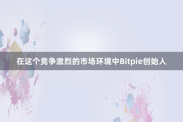 在这个竞争激烈的市场环境中Bitpie创始人