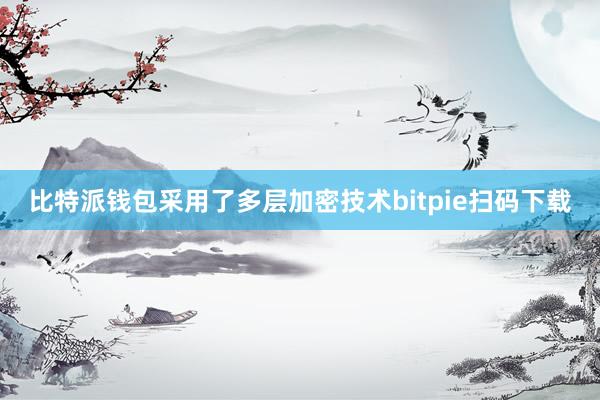 比特派钱包采用了多层加密技术bitpie扫码下载