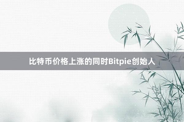 比特币价格上涨的同时Bitpie创始人