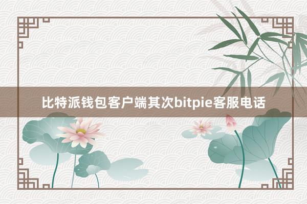 比特派钱包客户端其次bitpie客服电话