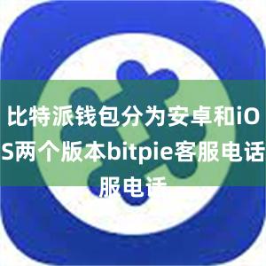 比特派钱包分为安卓和iOS两个版本bitpie客服电话